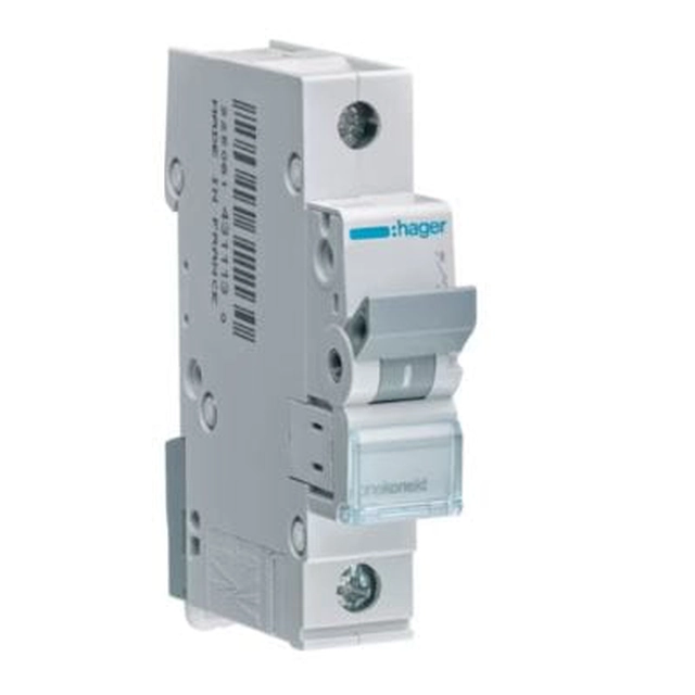 Circuit breaker 1P C 25A 6kA Hager MCN125E