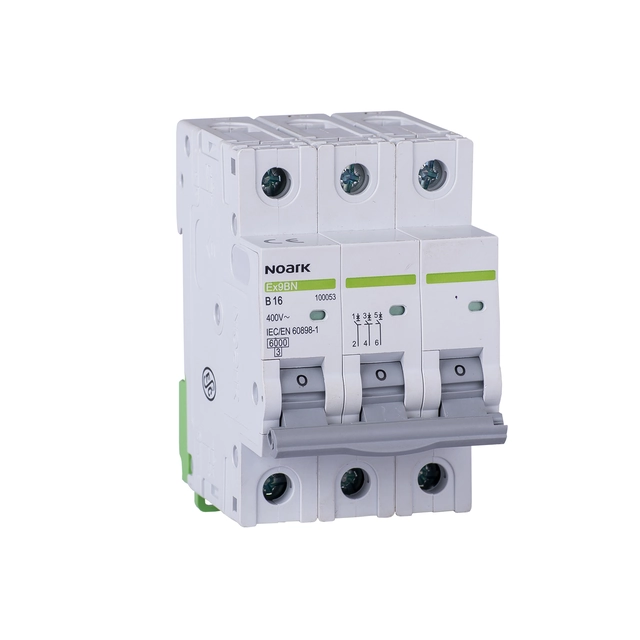 circuit breaker 3-bieg noark 6ka - b20a, ex9bn 3p b20