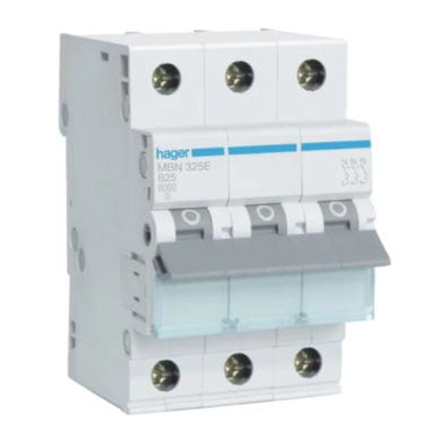 Circuit breaker 3P B 25A 6kA Hager MBN325E