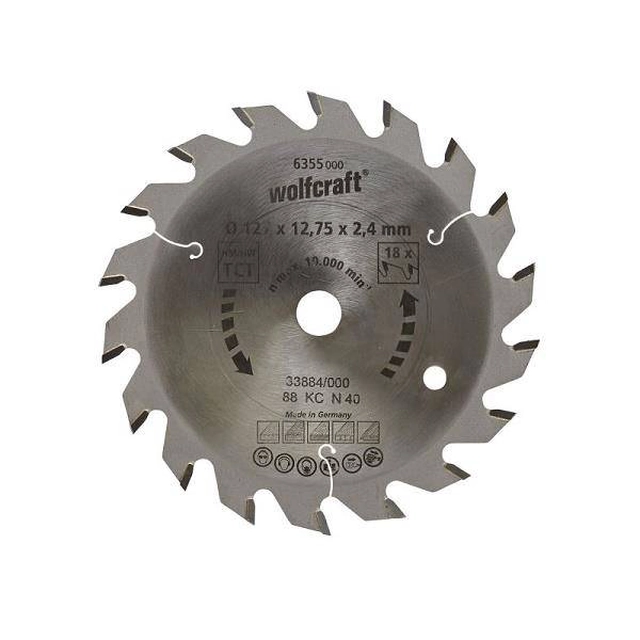 Circular saw 160/20 mm HM Wolfcraft - fast and precise cuts
