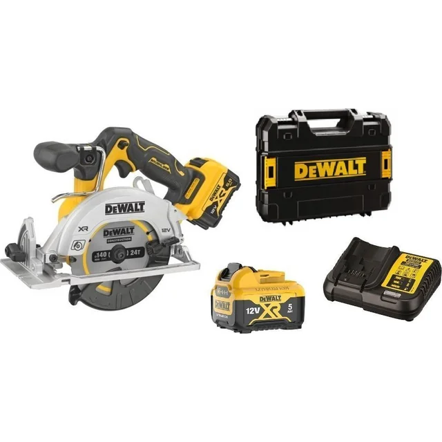 Циркуляр Dewalt DCS512P2 12 V 140 mm