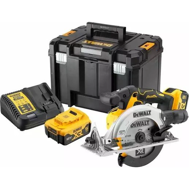 Циркуляр Dewalt DCS565P2 18 V 165 mm