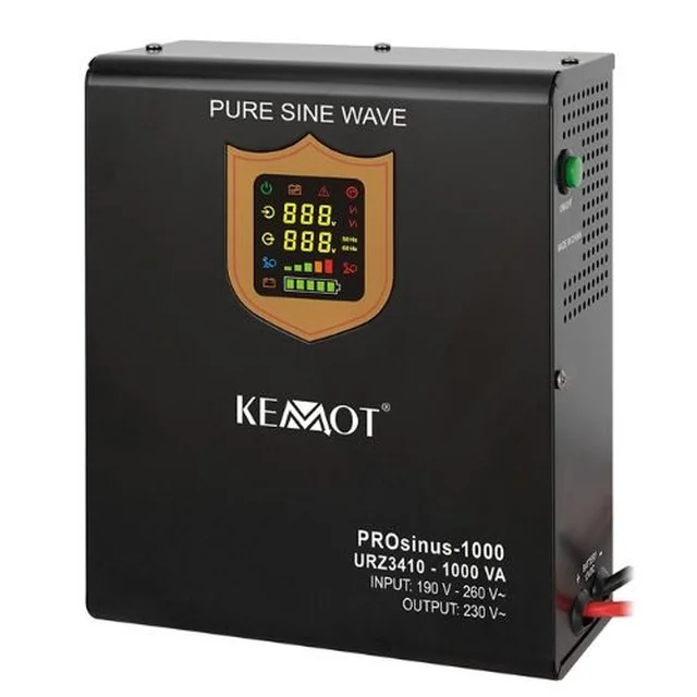 Čisti sinusni toplinski centralni UPS 1000VA/700W 12V - KEMOT URZ3410