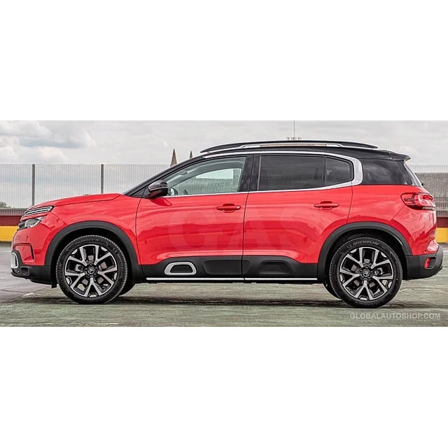 CITROEN C5 AIRCROSS – CHROME juostos ant dekoratyvinių chromuotų šoninių durų