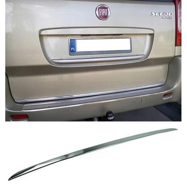 Citroen JUMPY - CHROME Strip on the Tailgate Trunk Rear