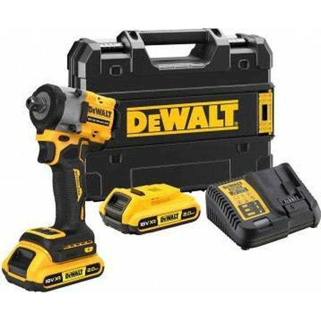 Clé à chocs Dewalt DEWALT.IMPACT WRENCH 1/2" 18V 406Nm 2x2,0Ah TSTAK RATCH DCF922D2T