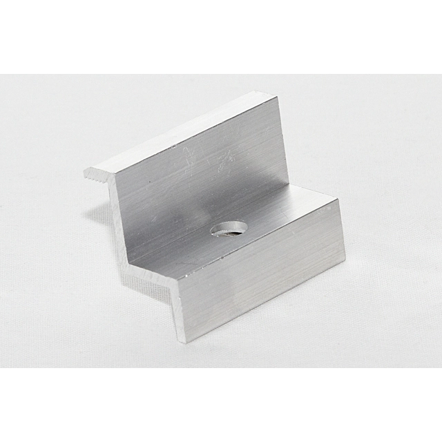 Clemă de capăt 35mm L: 50mm argintiu anodizat