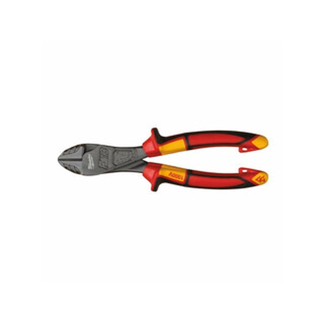 Clește Milwaukee VDE Heavy Duty 180 mm izolați cu vârfuri laterale