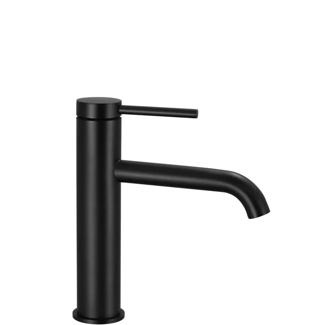 CLIF BLACK MAT Rubinetto lavabo NERO MAT BASSO