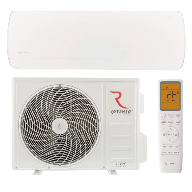 Climatizzatore Rotenso Luve 3,5kW Wi-Fi 4D