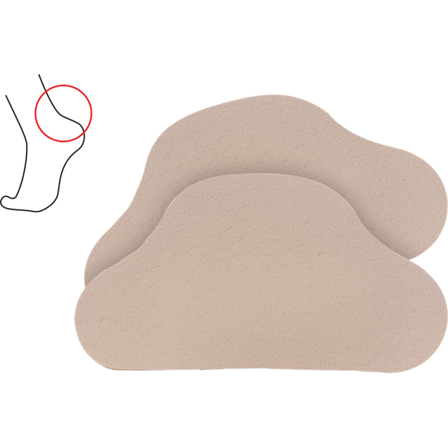 Clipe de calcanhar feito de tecido não tecido hipoalergênico BR-ZAPIETKA-MAX