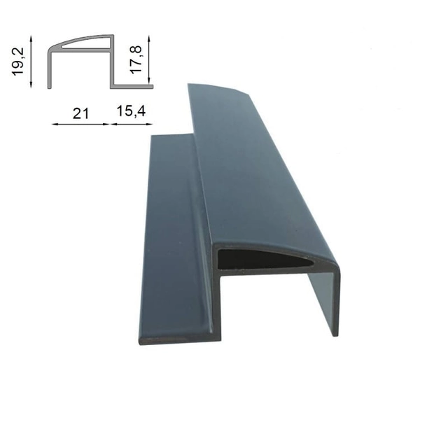 Closing profile for eaves profiles W20 Renoplast