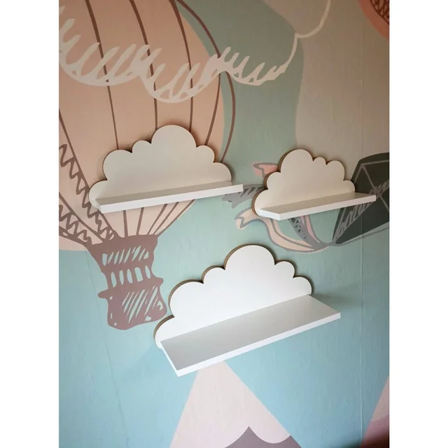 Cloud shelves 3 pcs. Oregon- Elegance