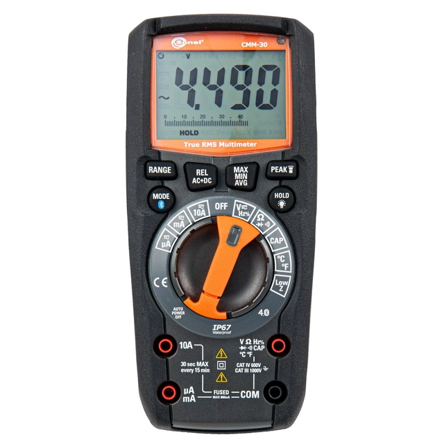 CMM-30 industrial multimeter with a Calibration Certificate