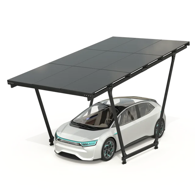 Cochera con paneles fotovoltaicos - Modelo 02 ( 1 asiento )