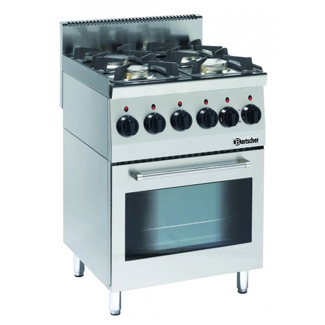 Cocina a gas. 600, szer.600 4PAL PEl