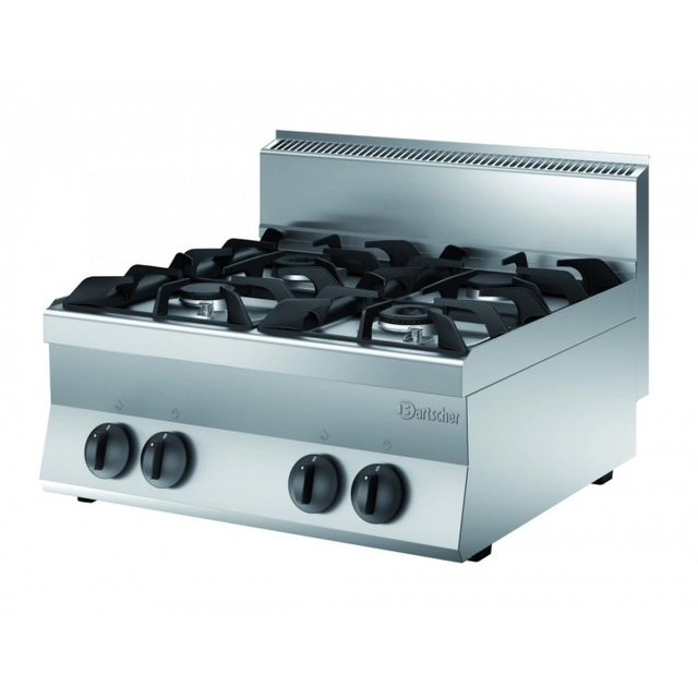 Cocina a gas. 650, 4PAL, BARTSCHER ESTADOUNIDENSE 1151033 1151033