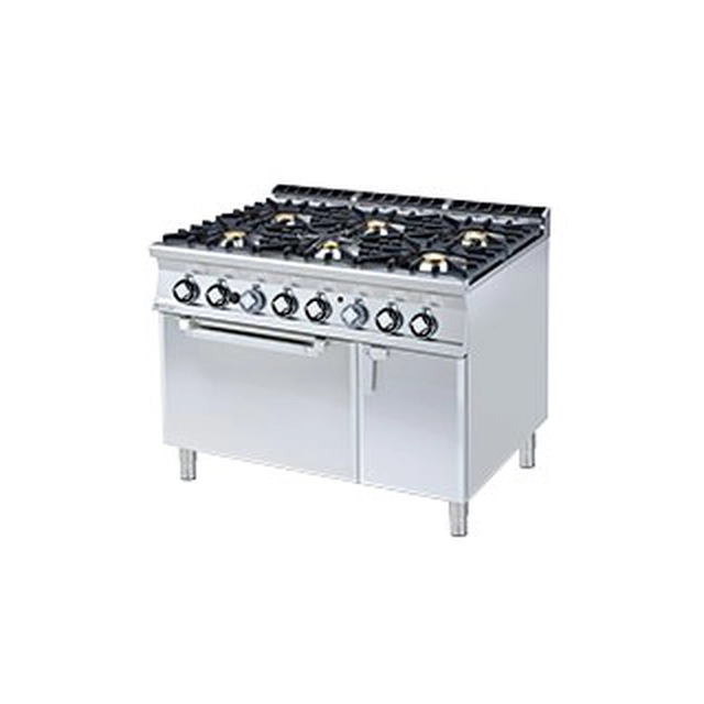 cocina a gas con horno