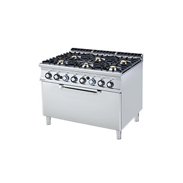 cocina a gas con horno