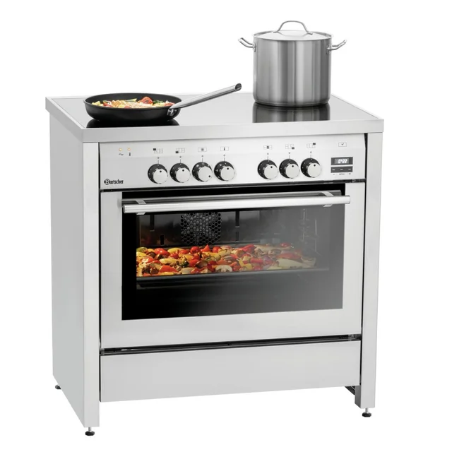 Cocina Cerámica Profesional 5-pól calefacción 11,5kW Bartscher 155670