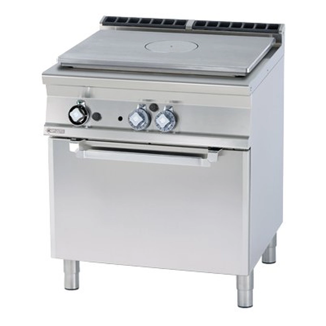 Cocina de hierro fundido a gas con horno