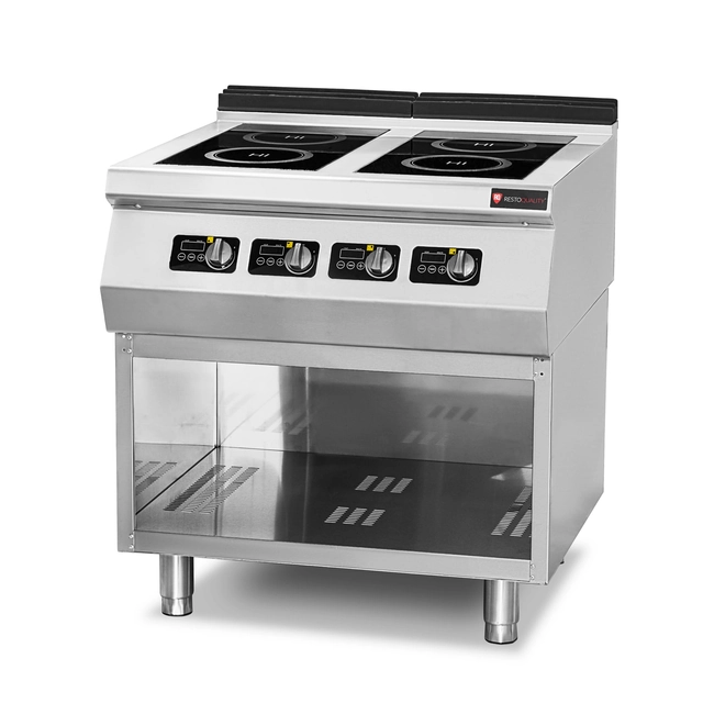 Cocina de inducción | 4-palnikowa | 14 kW | 400V | base abierta | línea 900 | RQ.PLS.9IND020