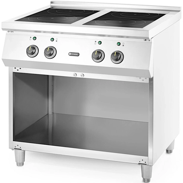 Cocina de inducción eléctrica 4-palnikowa de pie 400 V 17000 W-hendi 237687