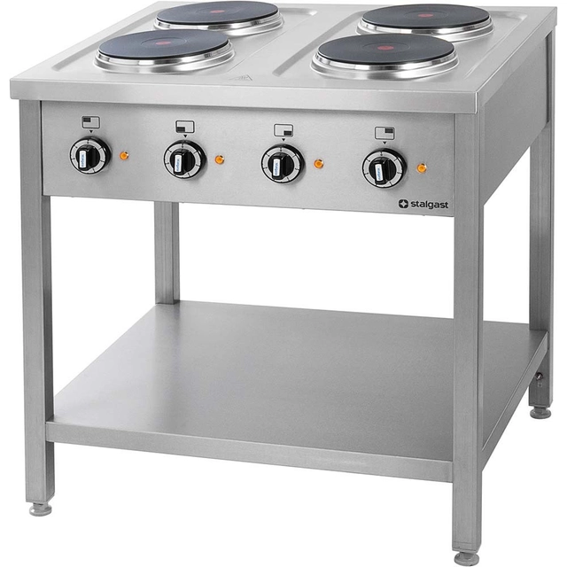 Cocina eléctrica 4-Palnikowa 10,4 kW Stalgast 979500