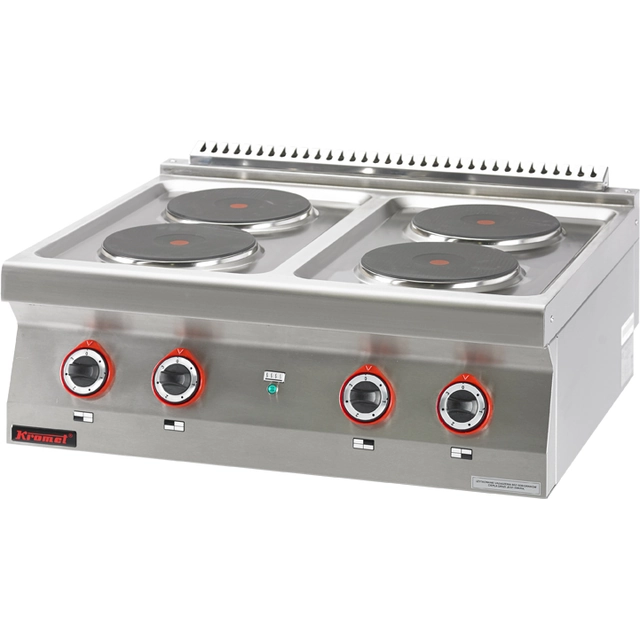 Cocina eléctrica 4 placas redondas 4x2,6kW