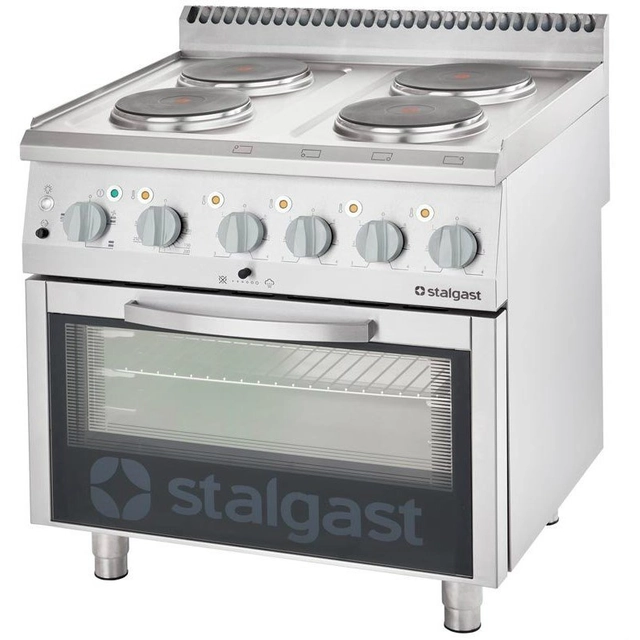 Cocina Eléctrica 4-Pola Con Horno De Convección Stalgast 9715000