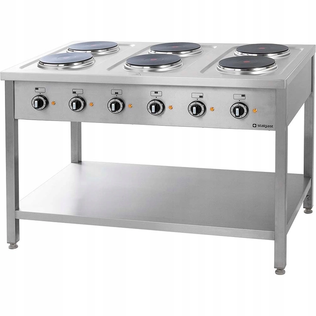 Cocina eléctrica 6-Polowa 15,6 kW Stalgast 979600