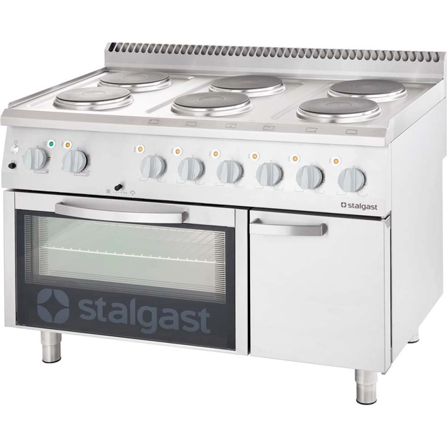 Cocina Eléctrica 6-Polowa Con Horno Eléctrico Stalgast 9718000