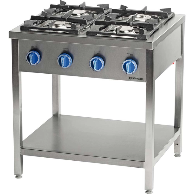 Cocina Gas 4-Palnikowa 24.5 kW, Stalgast Gas Natural 999541