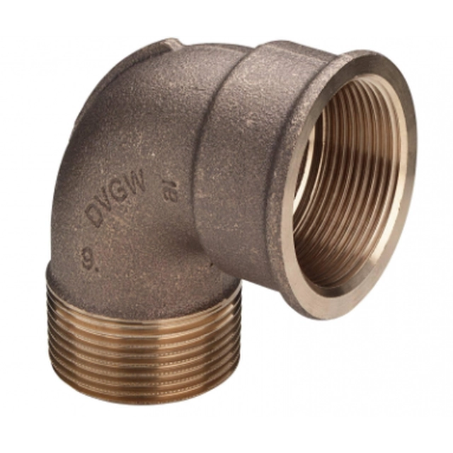 Codo de bronce VIEGA, d , 1/2'', 90*, interior-exterior