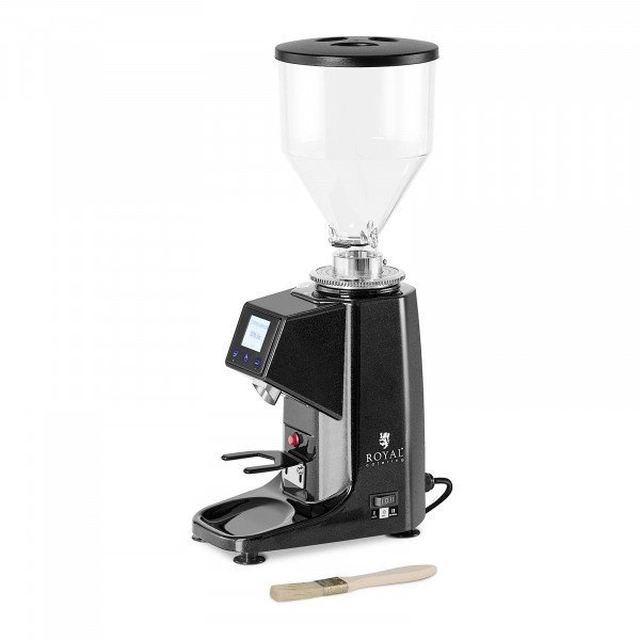Coffee grinder - 200 W - 1000 | 500 ml - aluminum - black ROYAL CATERING 10011920 RC-CGE22