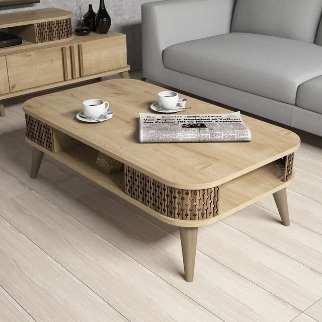 Coffee table, 105 x 34,6 x 60 cm, oak color