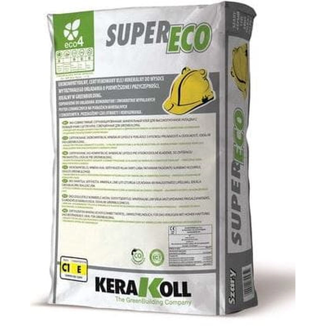 Cola Kerakoll Super Eco cinza 25 kg