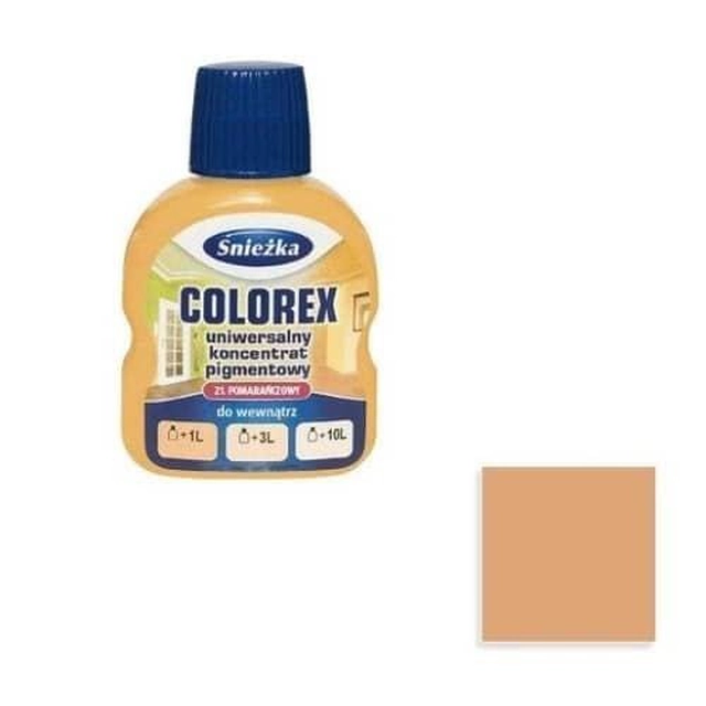 Coloring pigment Śnieżka Colorex 100 ml orange