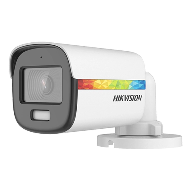 ColorVU - Caméra AnalogHD 2MP, objectif 2.8mm, lumière 20m, Audio - HIKVISION DS-2CE10DF8T-FSLN-2.8mm