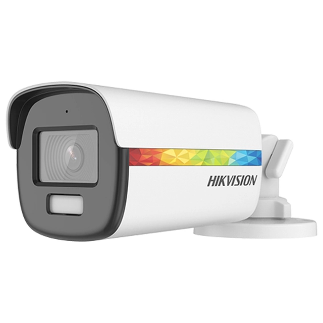 ColorVU — kamera analogowa HD 2MP, obiektyw 2.8mm, 40 m, dźwięk — HIKVISION DS-2CE12DF8T-FSLN-2.8mm