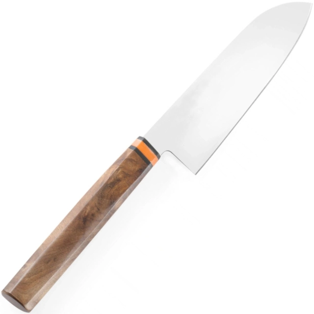 Coltello da cuoco in acciaio inox SANTOKU 160 mm Titano Est