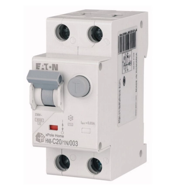 Combination circuit breaker 6kA AC type HNB-C20/1N/003