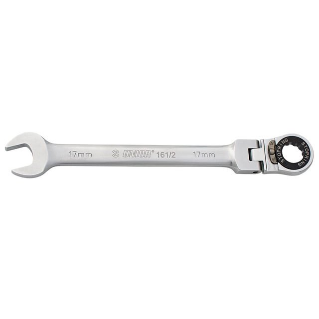 Combination wrench with articulated ratchet 11