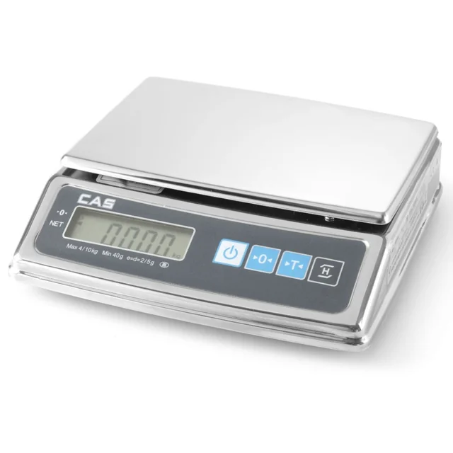 Commercial kitchen scale with legalization up to 5 kg 1/2 g CAS - Hendi 580288