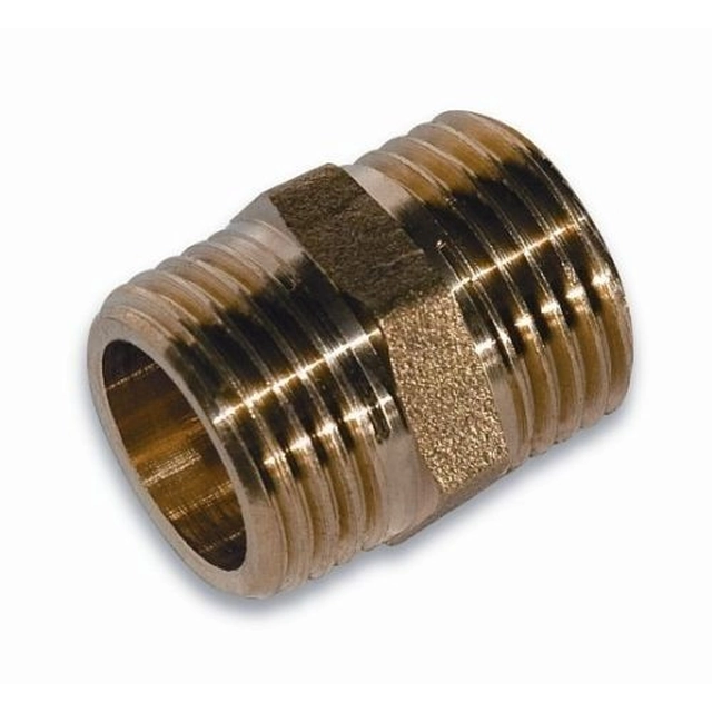 Common screw 3/4&quot; - 3/4&quot; KK external threaded brass threaded fitting