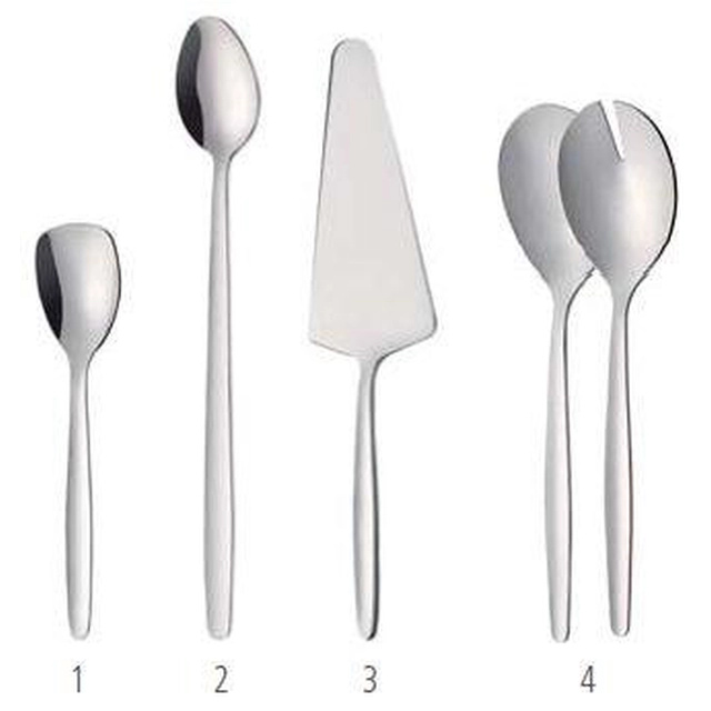 Complementary cutlery Economic spoon and salad fork - set 1/1 pcs.