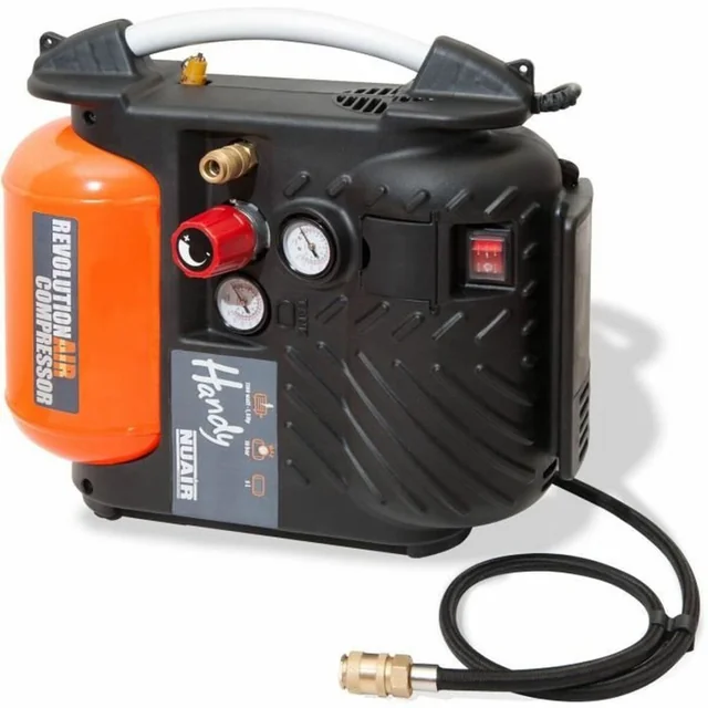 Compresor de aer REVOLUTION'AIR Handy Comp 1,5 cv 5 L Portocaliu