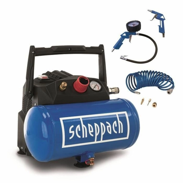 Compresor de aer Scheppach HC06 Orizontal 1200 W 6 L