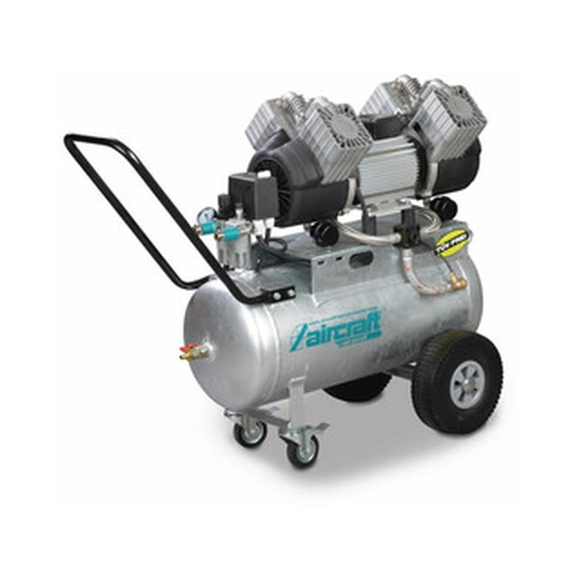 Compressore elettrico a pistoni AIRPROFI 440/50 OF PRO per aereo Aria aspirata: 440 l/min | 50 l | 10 barra | Senza olio | 400 V