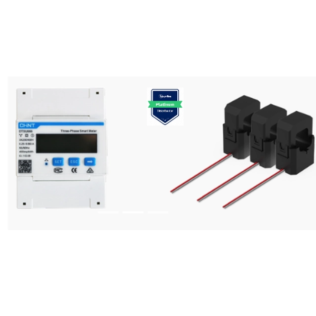 Compteur DTSU 666 avec transformateurs Hoymiles CT 3 X 100A (3-fazowy) DTSU666 (CT-3 x 100A)